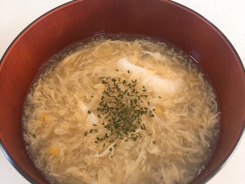 ふんわり、とろとろ！　たまご中華スープ